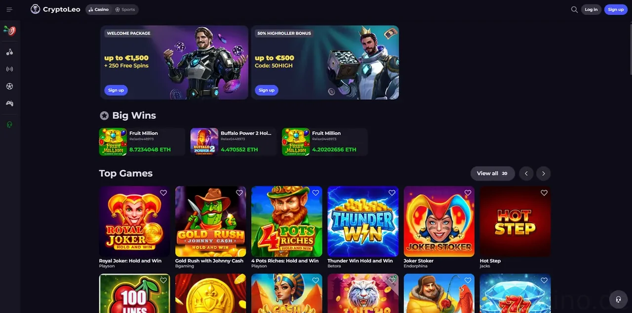 CryptoLeo Casino Casino